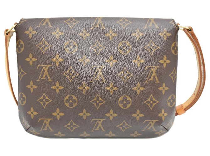 Borsa a Spalla Louis Vuitton Musette Tango Marrone - vista 2