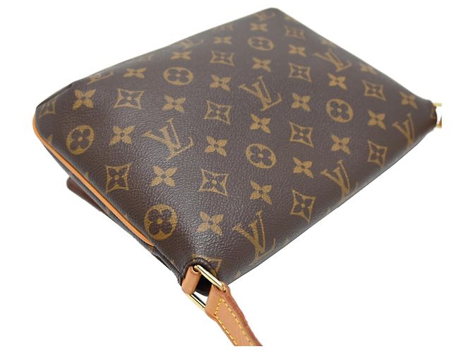 Borsa a Spalla Louis Vuitton Musette Tango Marrone - vista 4