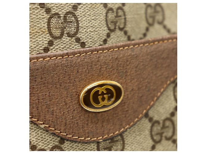 Borsa Tote a Spalla Gucci Beige GG Supreme - vista 3