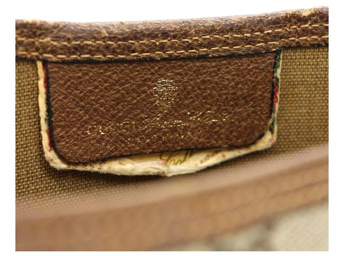 Borsa Tote a Spalla Gucci Beige GG Supreme - vista 6
