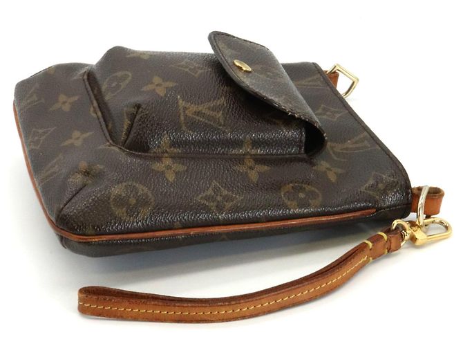 Pochette Partition Monogram Louis Vuitton M51901 para mujer Castaño - vista 4