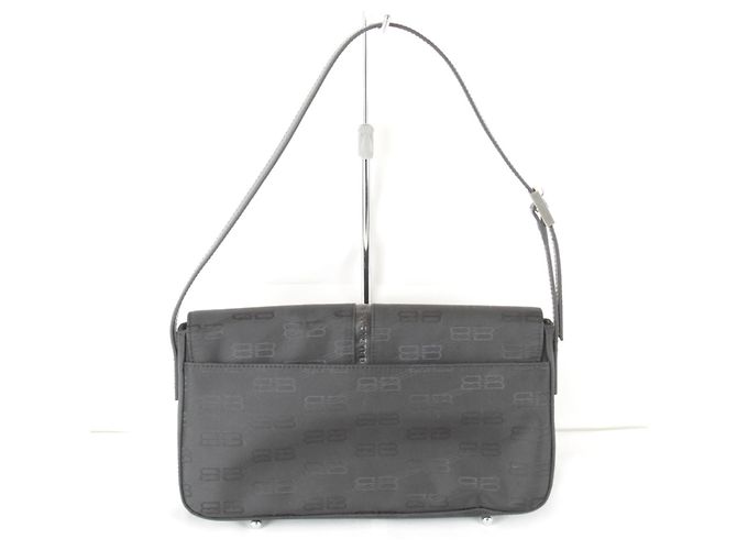 Everyday Borsa a Spalla Balenciaga BB Monogram Nero - vista 2