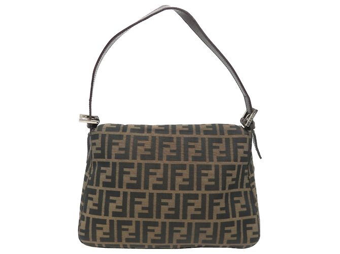 Zucca Borsa a secchiello Fendi Mamma Marrone - vista 2