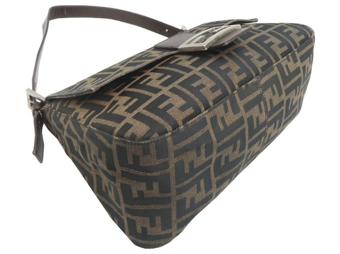 Zucca Borsa a secchiello Fendi Mamma Marrone - vista 3