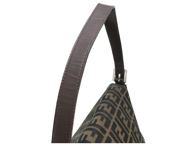 Zucca Borsa a secchiello Fendi Mamma Marrone - vista 5