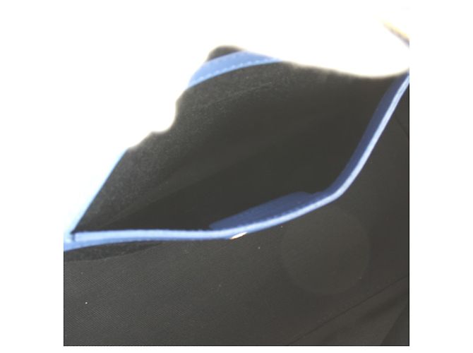 Borsa Tote in pelle blu Salvatore Ferragamo - vista 7