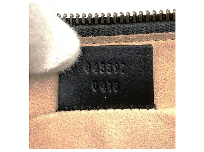 Clutch Gucci Ghost 445597 Nero - vista 8
