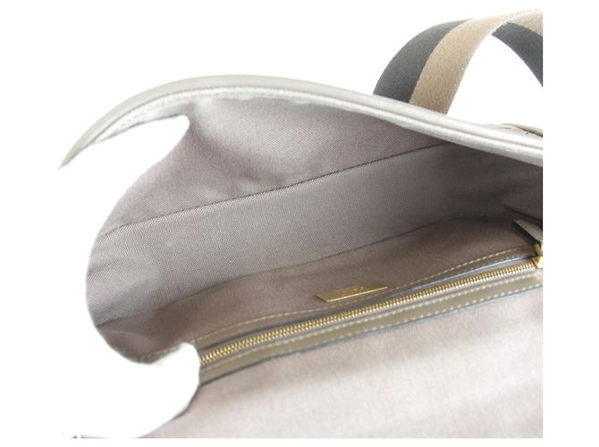Borsa a tracolla Fendi in tela rosa - vista 6