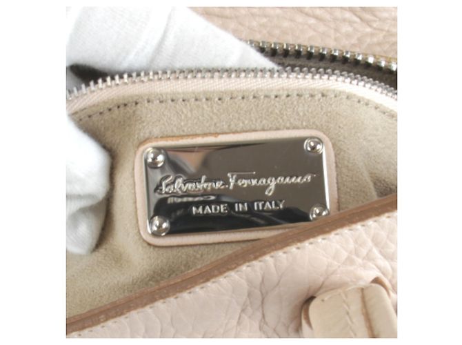 Borsa a mano in pelle rosa da donna Salvatore Ferragamo - vista 6