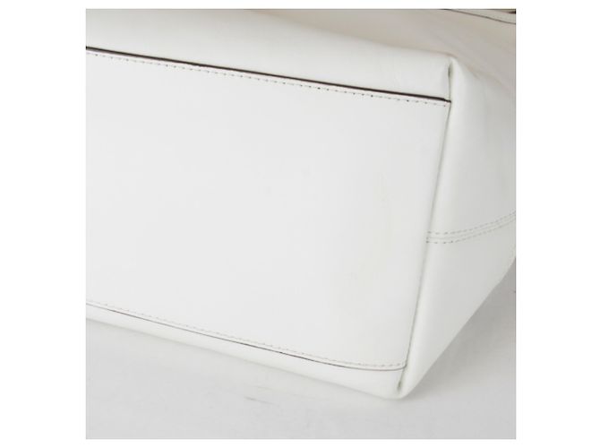 Borsa a tracolla COACH White Tassel Charm Bianco - vista 10