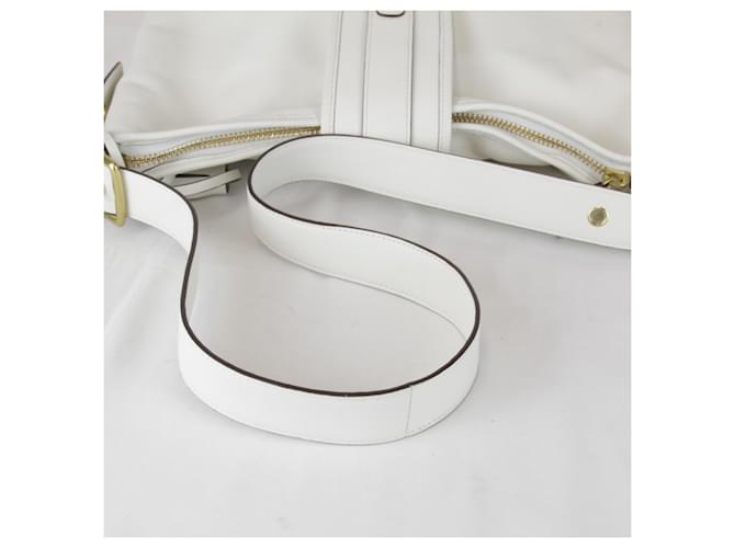 Borsa a tracolla COACH White Tassel Charm Bianco - vista 8