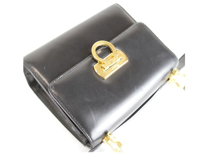 Borsa a tracolla in pelle da donna Salvatore Ferragamo Nero - vista 10