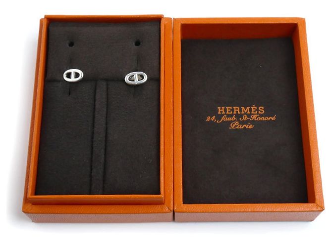 Hermès Hermes Silver 925 Chaine d'Ancre Farandole Ohrringe - Ansicht 7