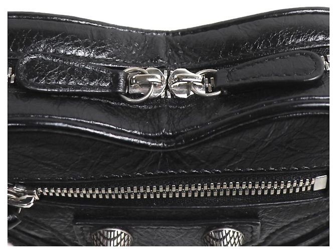 Borsa a tracolla Balenciaga Lucagol Heart Chain Nero - vista 5