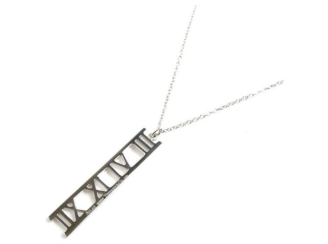 Collana Atlas Open in oro bianco 18K di Tiffany & Co. - vista 2