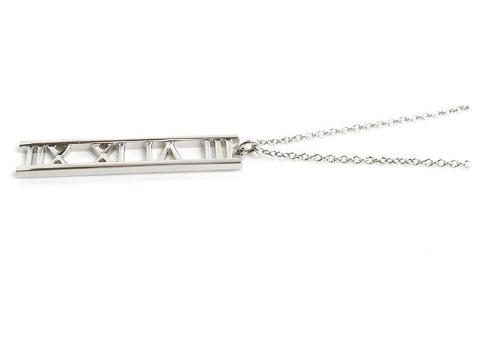 Collana Atlas Open in oro bianco 18K di Tiffany & Co. - vista 3