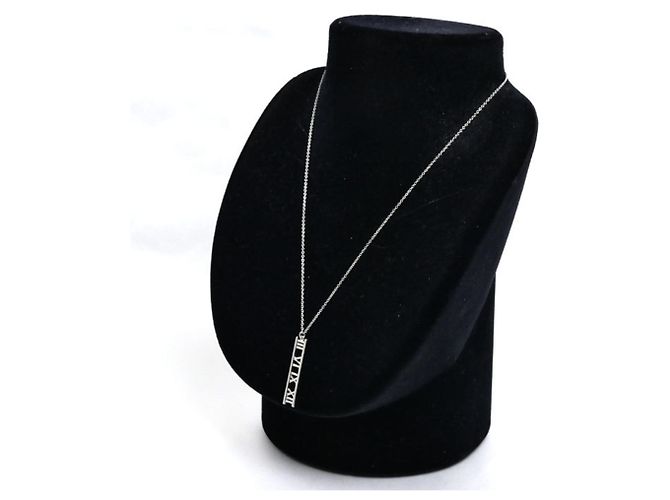 Collana Atlas Open in oro bianco 18K di Tiffany & Co. - vista 7