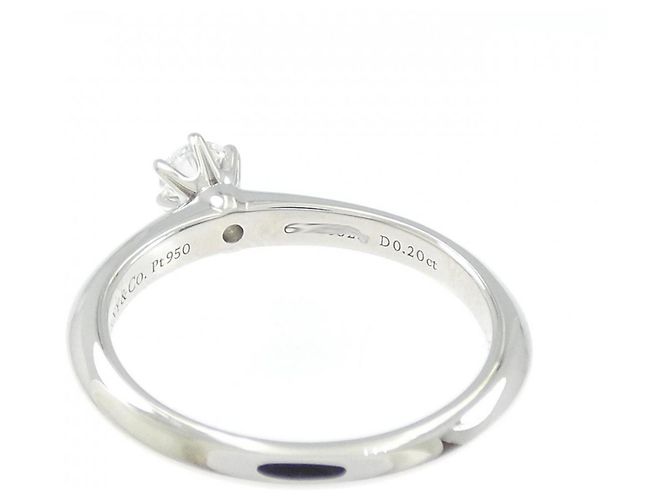 Tiffany & Co Anello Tiffany Classic Solitaire Band - vista 3