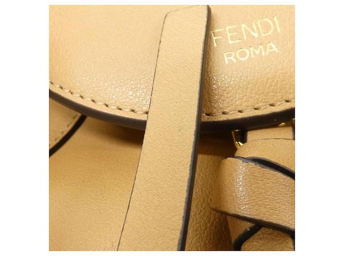 Borsa a Spalla Fendi Spy 8BR839 AYCT Beige - vista 5