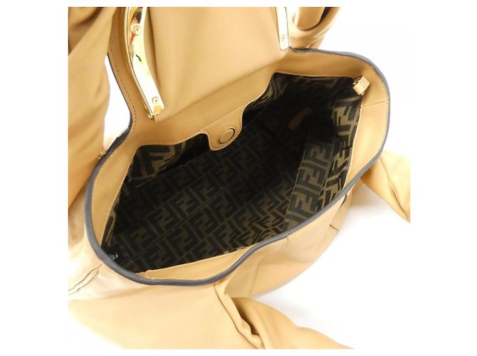 Borsa a Spalla Fendi Spy 8BR839 AYCT Beige - vista 9