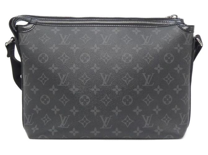 Borsa a tracolla Louis Vuitton Monogram Eclipse Odyssée Messenger PM M44223 Nero - vista 2