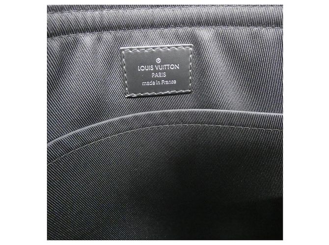 Borsa a tracolla Louis Vuitton Monogram Eclipse Odyssée Messenger PM M44223 Nero - vista 7