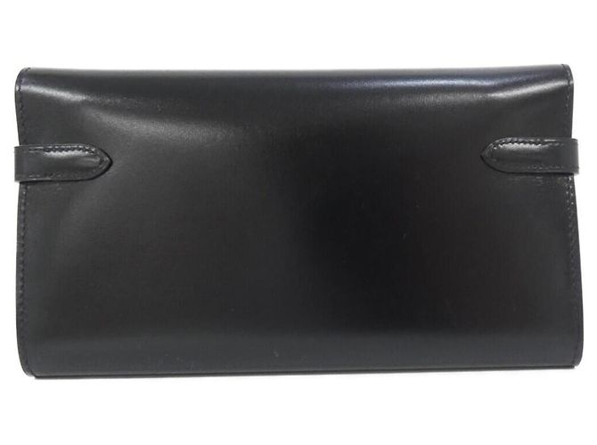 Hermès Cartera Bi-Fold Hermes Kelly Classic Negro - vista 2