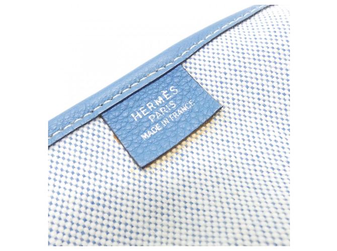 Hermès Borsa a Spalla Hermes Jardinier Blu - vista 10