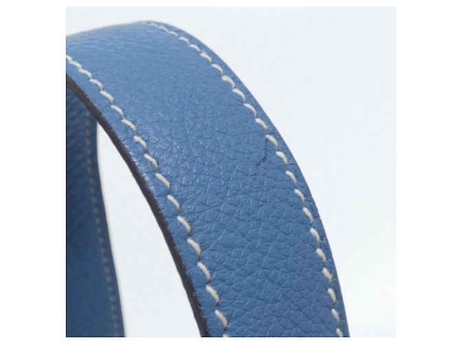 Hermès Borsa a Spalla Hermes Jardinier Blu - vista 8
