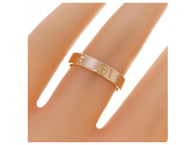 Anello Mini Love di Cartier in oro rosa - vista 4