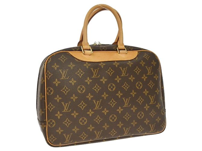Louis Vuitton Deauville Monogram Canvas 34 Marrone - vista 2