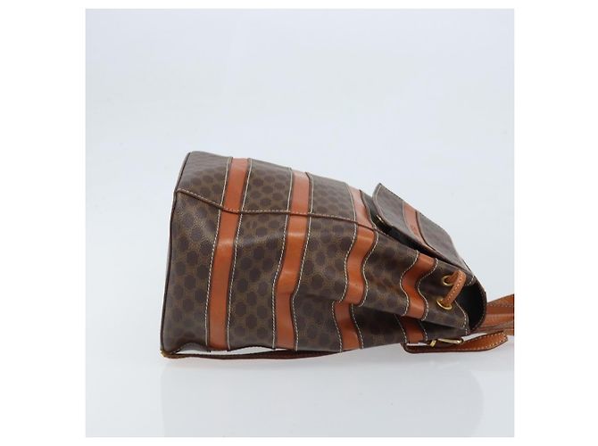 Céline Celine Vintage Macadam Canvas and Leather Braun - Ansicht 3