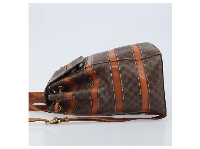 Céline Celine Vintage Macadam Canvas and Leather Braun - Ansicht 4