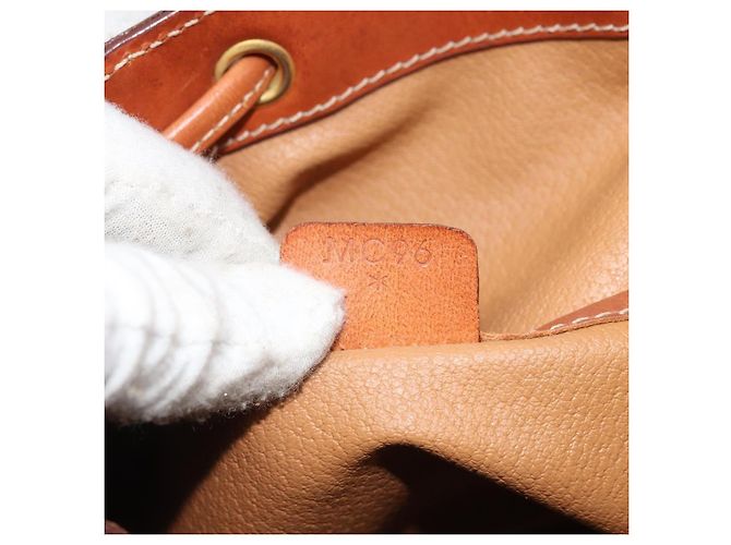 Céline Celine Vintage Macadam Canvas and Leather Braun - Ansicht 7