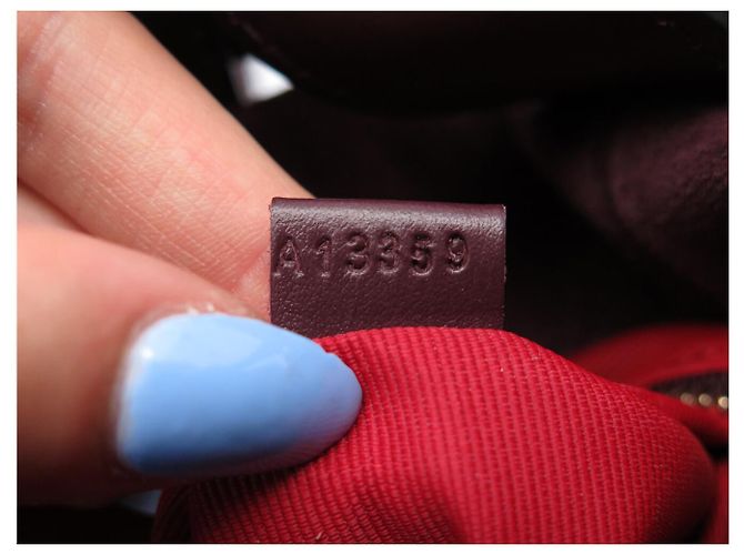 NUOVA BORSA A SECCHIO LANCEL ELLES A13359 S IN CAMOSCIO E PELLE Bordò - vista 12