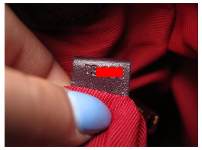 NUOVA BORSA A SECCHIO LANCEL ELLES A13359 S IN CAMOSCIO E PELLE Bordò - vista 13