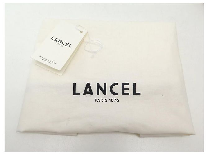 NUOVA BORSA A SECCHIO LANCEL ELLES A13359 S IN CAMOSCIO E PELLE Bordò - vista 14