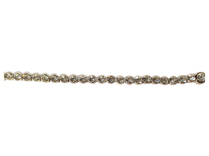 Timeless Collana Choker Chanel Crystal CC in metallo dorato D'oro Metallico - vista 9