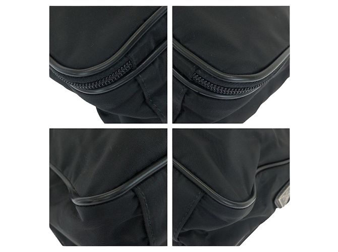 Prada 2way Aktentasche aus Nylon und Leder Schwarz - Ansicht 3