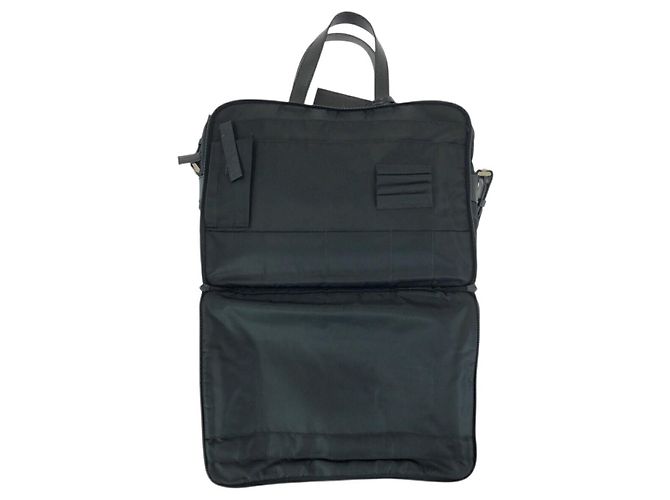 Prada 2way Aktentasche aus Nylon und Leder Schwarz - Ansicht 6
