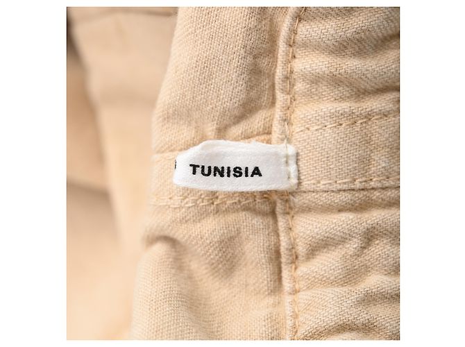 Pantaloncini in denim Ipolyte Isabel Marant Etoile in cotone beige - vista 8