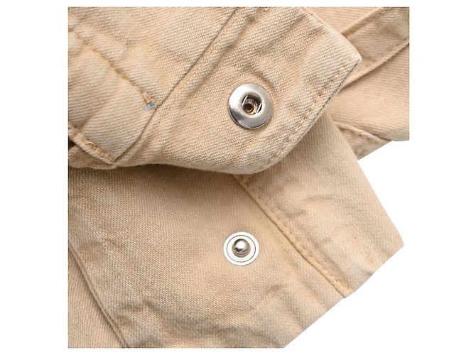 Pantaloncini in denim Ipolyte Isabel Marant Etoile in cotone beige - vista 9