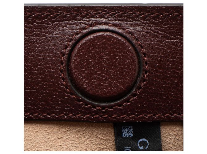 Borsa a tracolla Ophidia in pelle Gucci media Rosso - vista 10