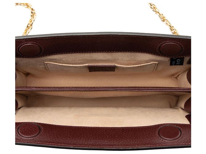 Borsa a tracolla Ophidia in pelle Gucci media Rosso - vista 7