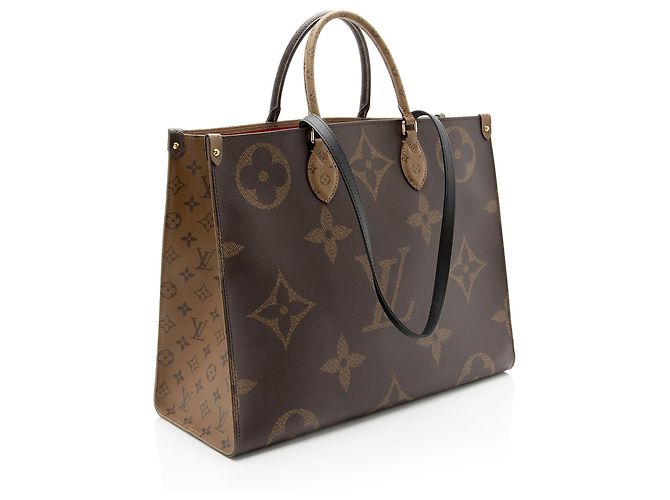 Onthego GM Tote aus Giant Monogram Canvas Louis Vuitton Braun - Ansicht 2
