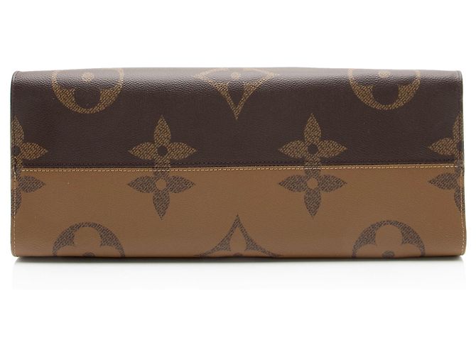 Onthego GM Tote aus Giant Monogram Canvas Louis Vuitton Braun - Ansicht 4