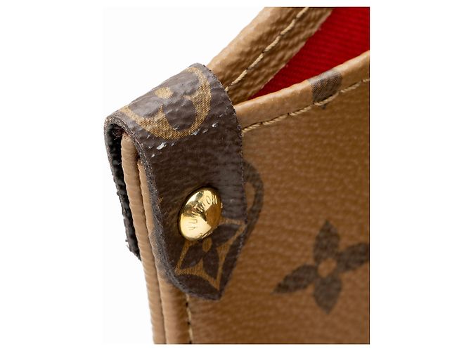 Onthego GM Tote aus Giant Monogram Canvas Louis Vuitton Braun - Ansicht 9