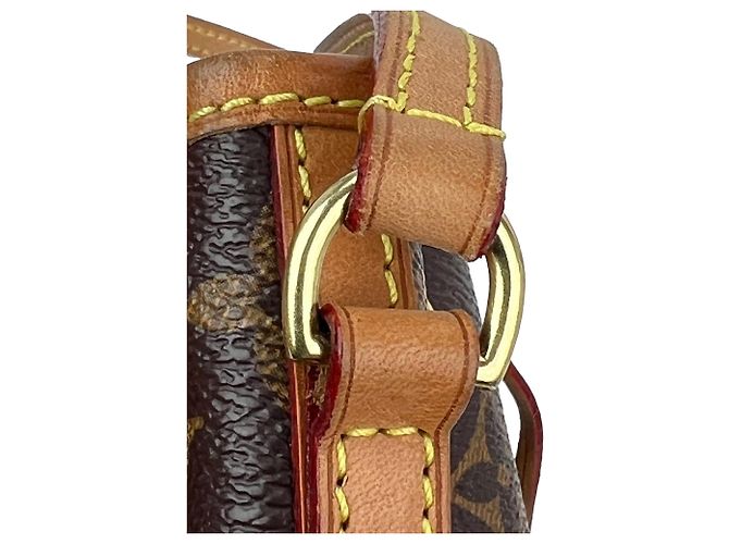 Borsa a tracolla Louis Vuitton Monogram Nano Noe Marrone - vista 9
