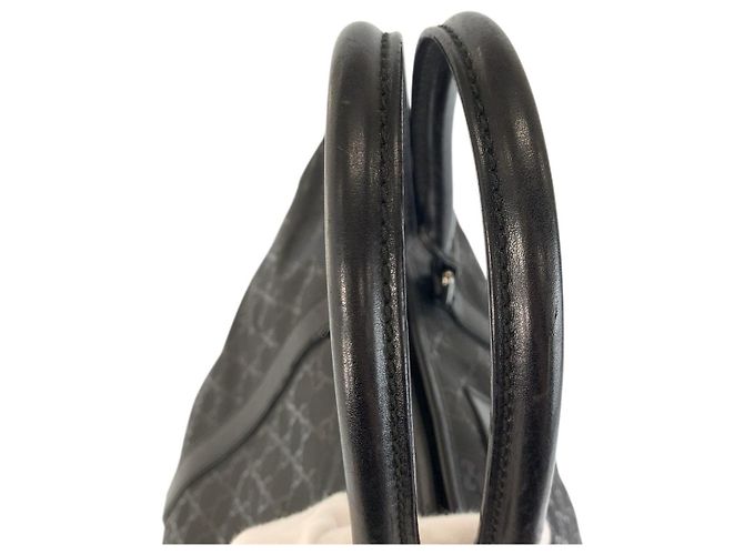 Borsa Tote Gucci GG Imprime in PVC e pelle nera Nero - vista 8