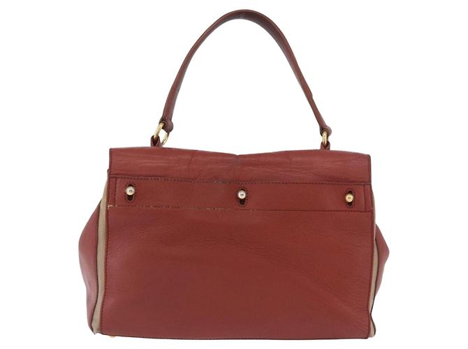 Saint Laurent Muse Two Leather Medium Rot - Ansicht 2